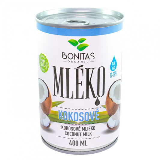 BONITAS BIO Kokosové mlieko 400ml