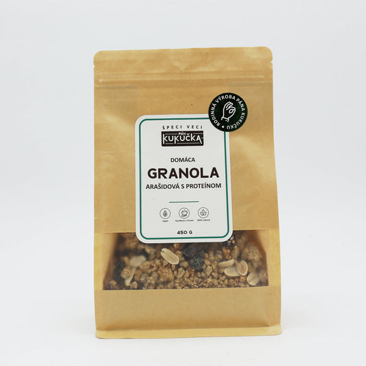 Granola arašidová s proteínom 450g