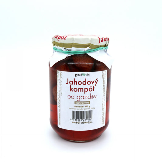 Jahodový kompót od gazdov 430g