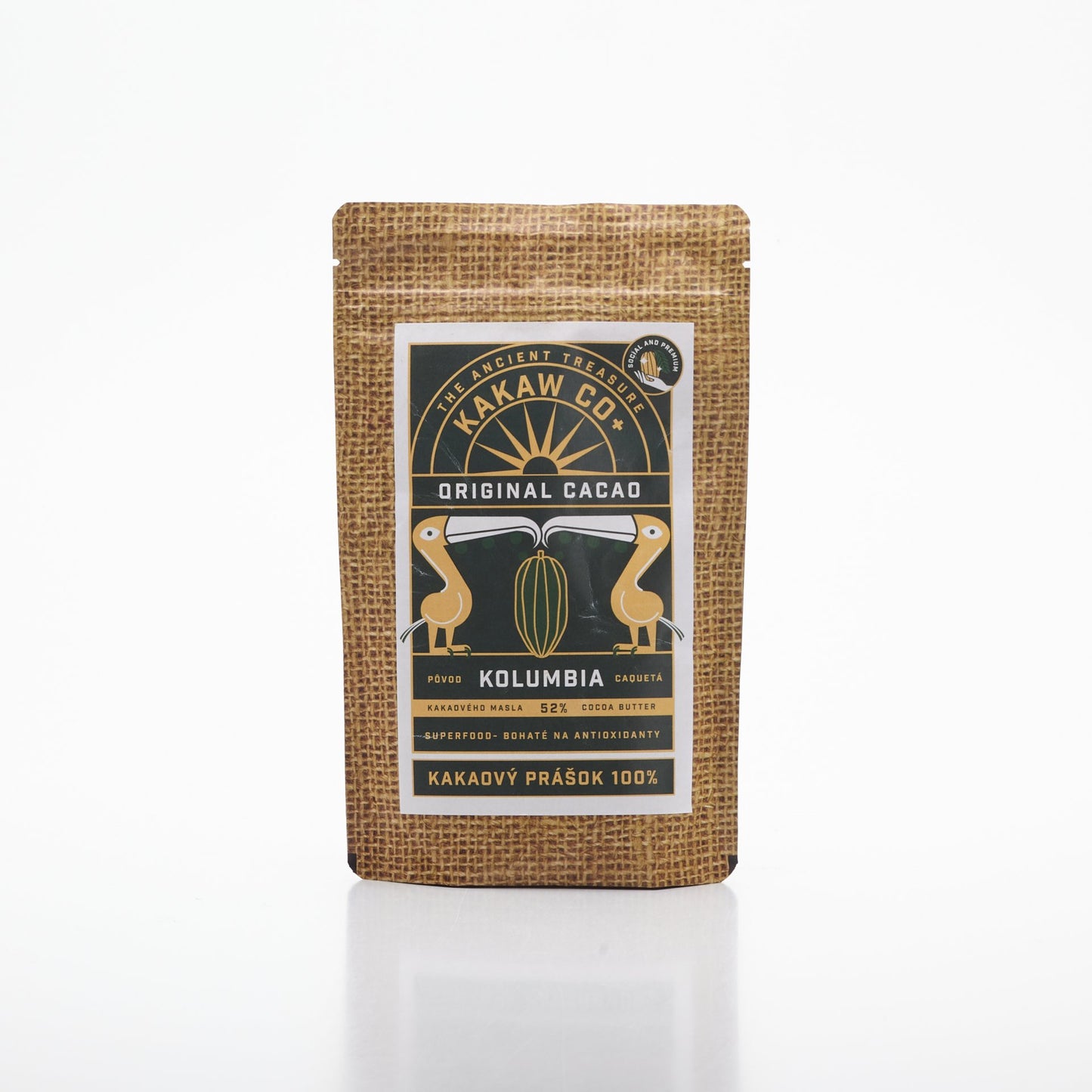 Kakaový prášok 100% cr.kolumbia 100g