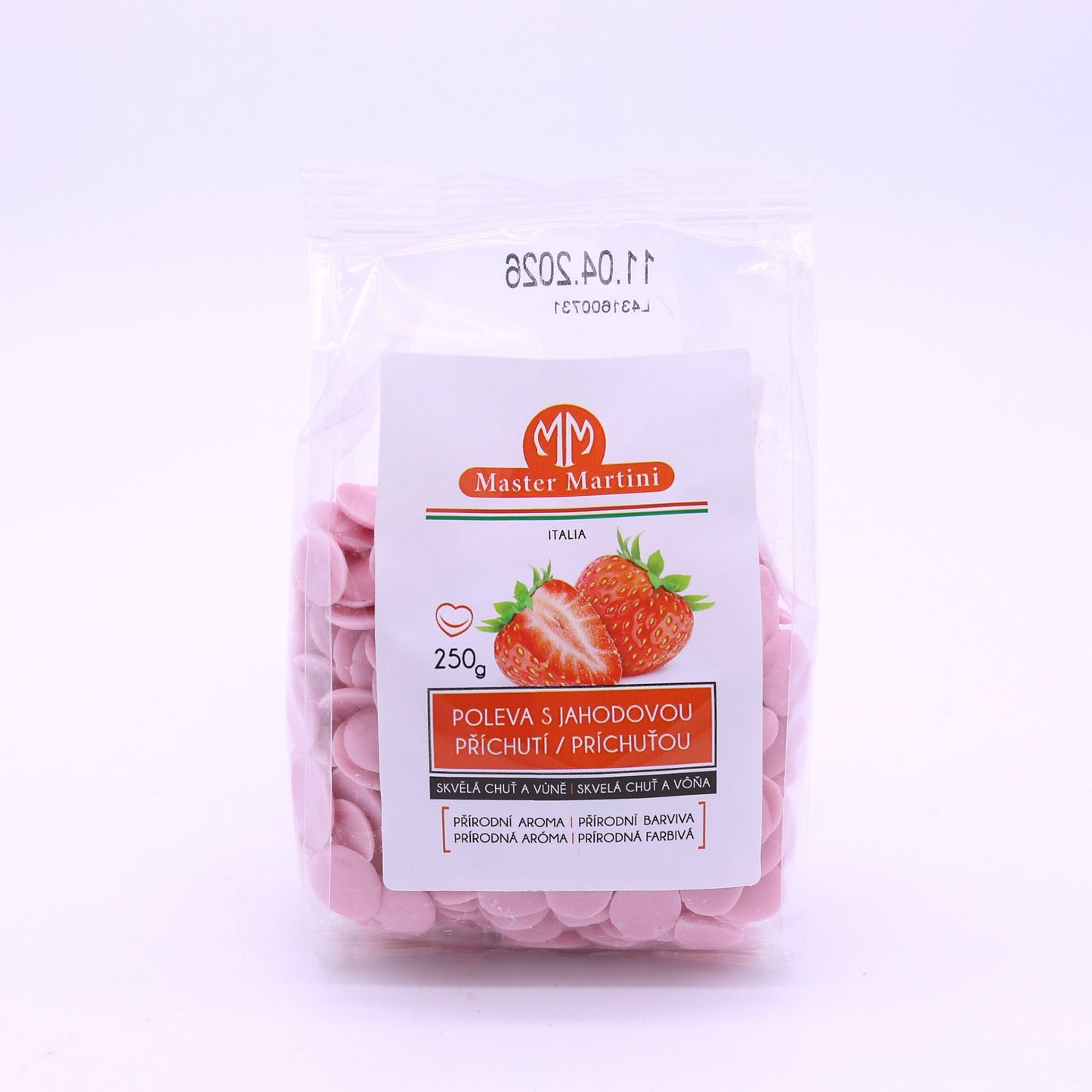 Poleva s jahodovou príchuťou 250g