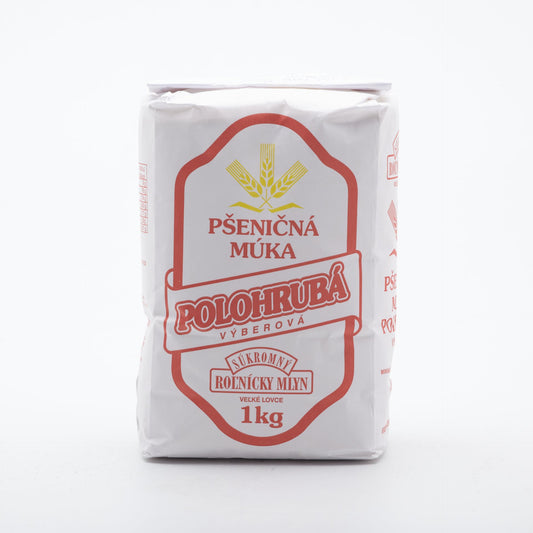 Pšeničná múka polohrubá výberová 1kg