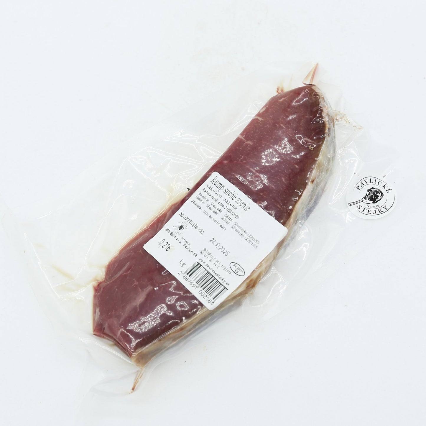 Rump steak Dry Aged min. 28 dní